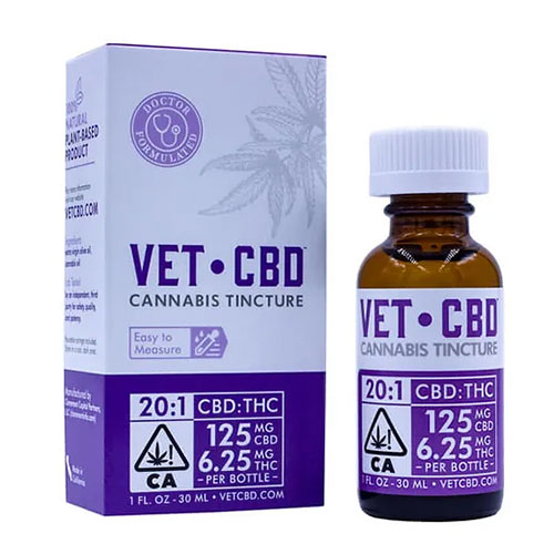 vet cbd 20:1 cbd:thc tincture