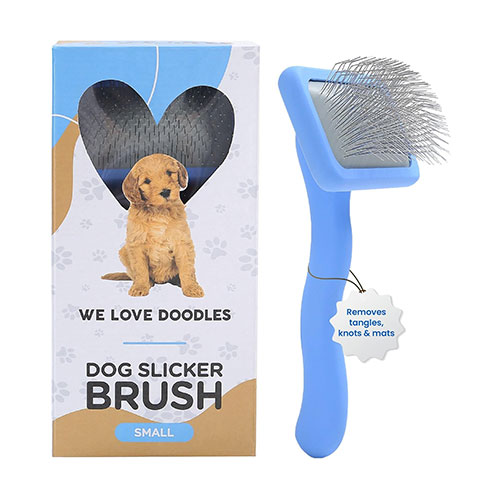 we love doodles dog slicker brush